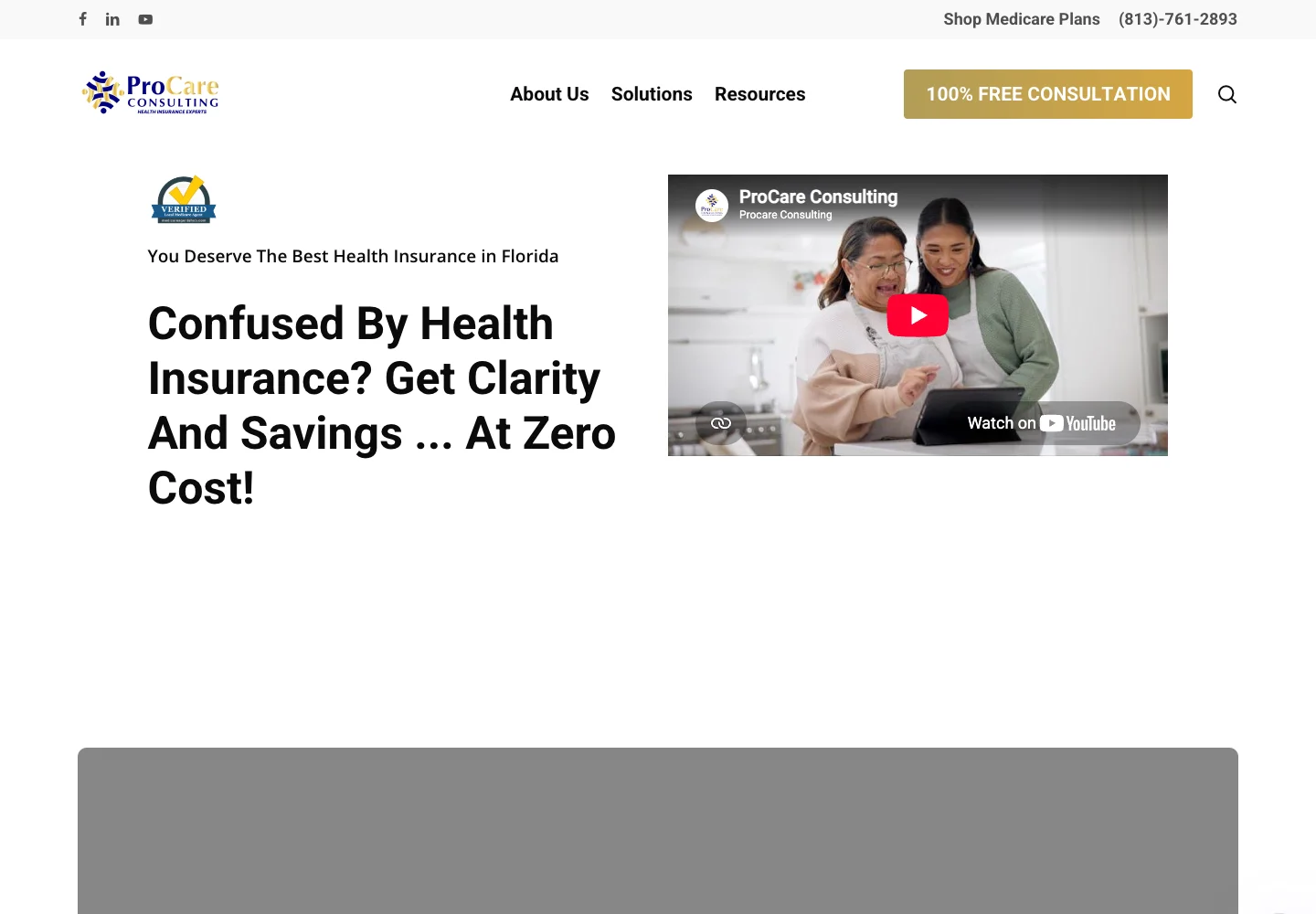 ProCare Consulting website reference